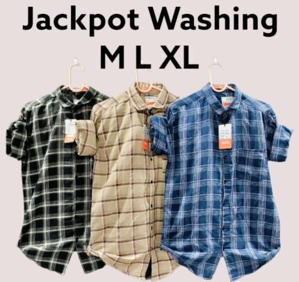 Full Sleeve  Checks Shirts , Wholesale Set 18pcs,Sku-Sw17