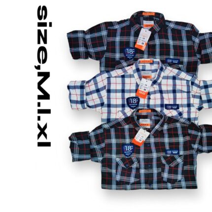 Full Sleeve  Checks Shirts , Wholesale Set 18pcs,Sku-Sw54