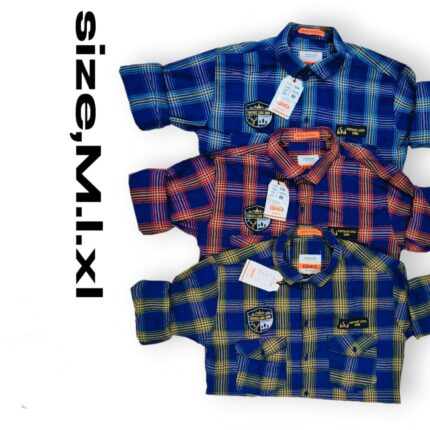 Full Sleeve  Checks Shirts , Wholesale Set 18pcs,Sku-Sw123
