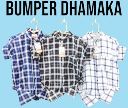 Full Sleeve  Checks Shirts , Wholesale Set 18pcs,Sku-Sw134