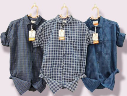 Full Sleeve  Checks Shirts , Wholesale Set 18pcs,Sku-Sw140